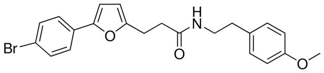 3-(5-(4-BROMOPHENYL)-2-FURYL)-N-(2-(4-METHOXYPHENYL)ETHYL)PROPANAMIDE