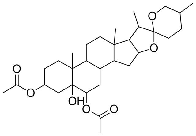 3-(acetyloxy)-5-hydroxyspirostan-6-yl acetate