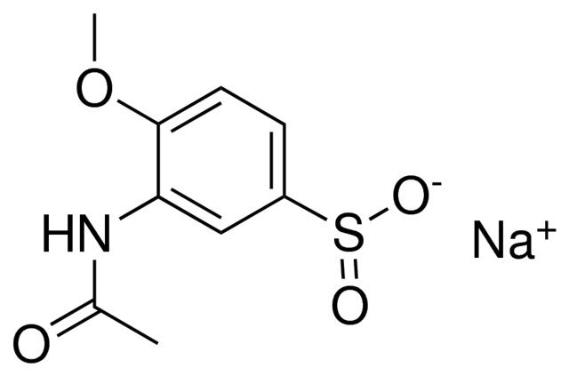 3-ACETAMIDO-4-METHOXYBENZENESULFINIC ACID, SODIUM SALT