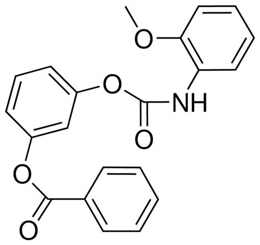 3-(BENZOYLOXY)PHENYL N-(2-METHOXYPHENYL)CARBAMATE