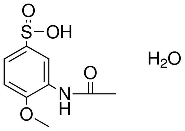 3-ACETAMIDO-4-METHOXYBENZENESULFINIC ACID, HYDRATE