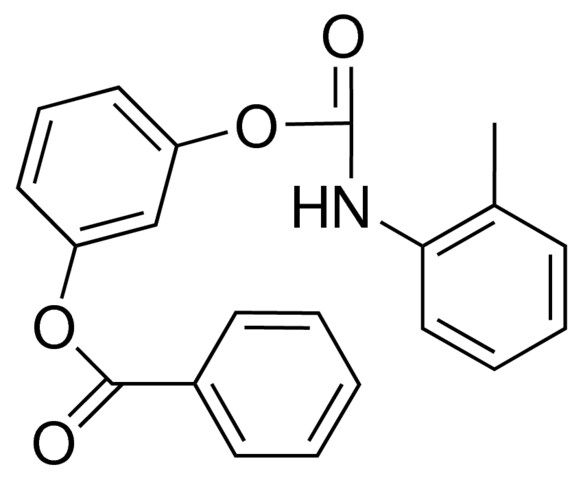 3-(BENZOYLOXY)PHENYL N-(O-TOLYL)CARBAMATE