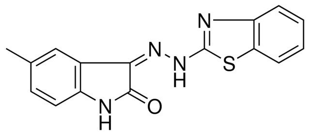 3-(BENZOTHIAZOL-2-YL-HYDRAZONO)-5-METHYL-1,3-DIHYDRO-INDOL-2-ONE