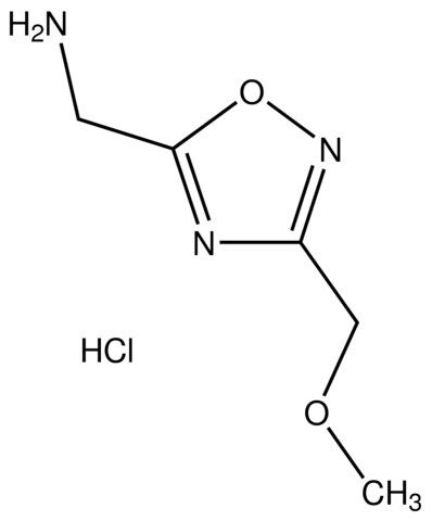 {[3-(Methoxymethyl)-1,2,4-oxadiazol-5-yl]methyl}amine hydrochloride