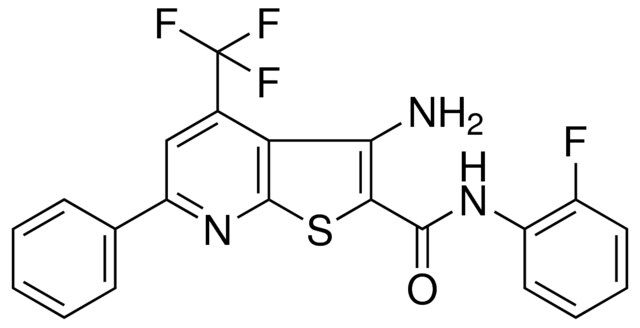 3-AMINO-N-(2-F-PH)-6-PH-4-(TRIFLUOROMETHYL)THIENO(2,3-B)PYRIDINE-2-CARBOXAMIDE