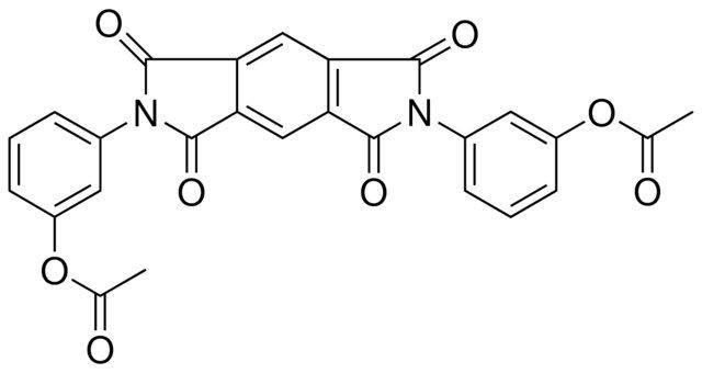 3-(6-[3-(ACETYLOXY)PHENYL]-1,3,5,7-TETRAOXO-5,7-DIHYDROPYRROLO[3,4-F]ISOINDOL-2(1H,3H)-YL)PHENYL ACETATE