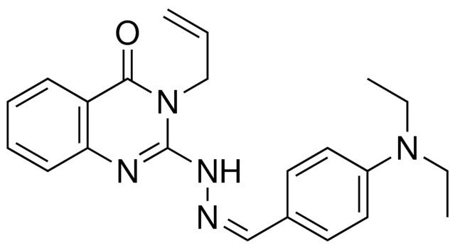 3-ALLYL-2-(N'-(4-DIETHYLAMINO-BENZYLIDENE)-HYDRAZINO)-3H-QUINAZOLIN-4-ONE