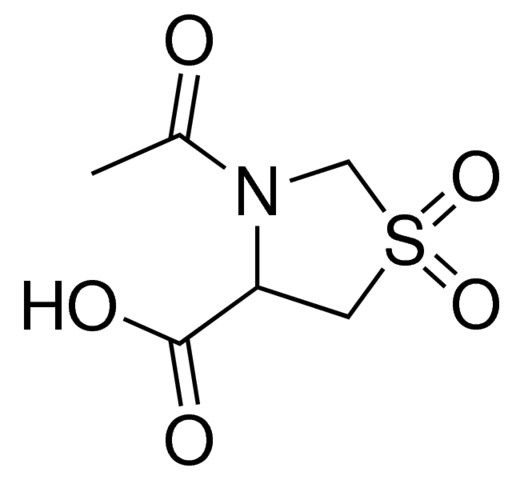 3-acetyl-1,3-thiazolidine-4-carboxylic acid 1,1-dioxide