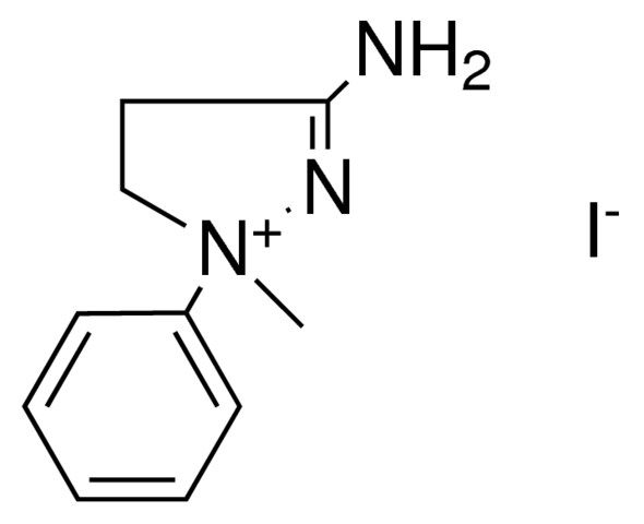 3-AMINO-1-METHYL-1-PHENYL-4,5-DIHYDRO-1H-PYRAZOL-1-IUM, IODIDE