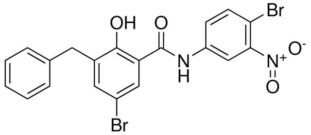 3-BENZYL-5-BROMO-N-(4-BROMO-3-NITROPHENYL)-2-HYDROXYBENZAMIDE