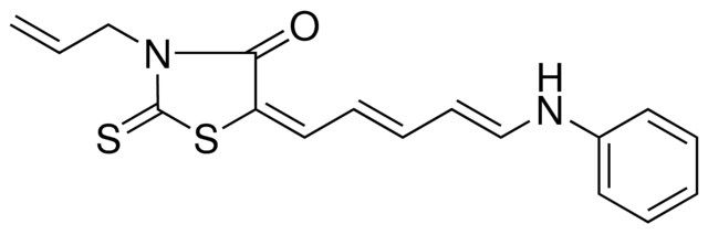 3-ALLYL-5-(5-PHENYLAMINO-PENTA-2,4-DIENYLIDENE)-2-THIOXO-THIAZOLIDIN-4-ONE