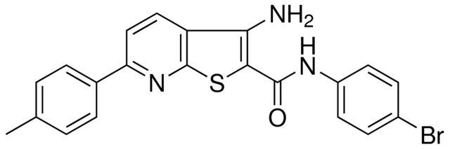 3-AMINO-6-P-TOLYL-THIENO(2,3-B)PYRIDINE-2-CARBOXYLIC ACID (4-BROMO-PHENYL)-AMIDE