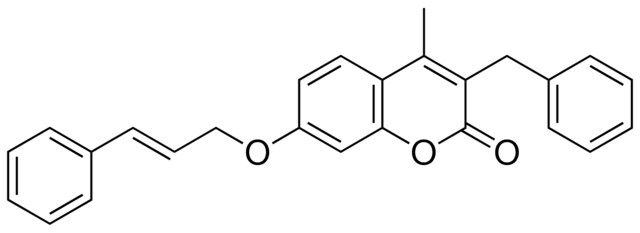 3-BENZYL-7-(CINNAMYLOXY)-4-METHYL-2H-CHROMEN-2-ONE