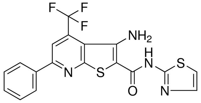 3-AMINO-6-PH-N-(1,3-THIAZOL-2-YL)4-(TRI-F-ME)THIENO(2,3-B)PYRIDINE-2-CARBOXAMIDE