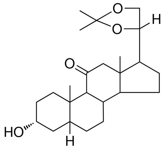 3-ALPHA-HYDROXY-20-ALPHA,21-(ISOPROPYLIDENEDIOXY)-5-BETA-PREGNAN-11-ONE