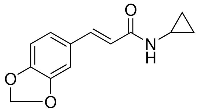 3-BENZO(1,3)DIOXOL-5-YL-N-CYCLOPROPYL-ACRYLAMIDE