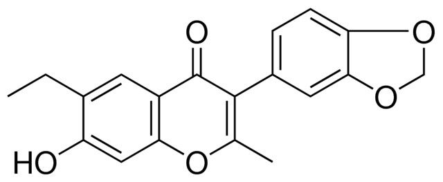 3-BENZO(1,3)DIOXOL-5-YL-6-ETHYL-7-HYDROXY-2-METHYL-CHROMEN-4-ONE