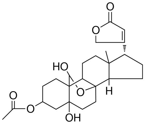 3-BETA-ACO-8,19-EPOXY-5,19-DIHYDROXY-5-BETA,14-BETA,17-ALPHA-CARD-20(22)-ENOLIDE