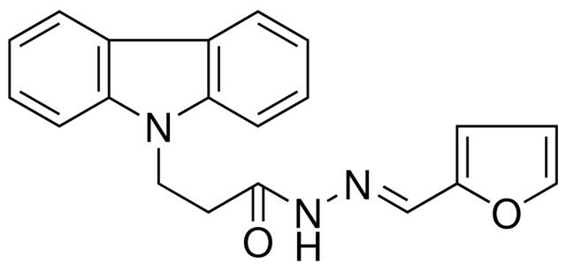 3-CARBAZOL-9-YL-PROPIONIC ACID FURAN-2-YLMETHYLENE-HYDRAZIDE