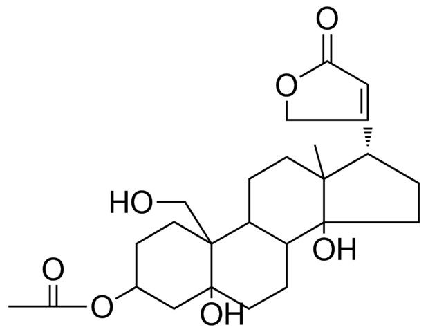 3-BETA-ACETOXY-5,14,19-TRIHYDROXY-5-BETA,14-BETA,17-ALPHA-CARD-20(22)-ENOLIDE