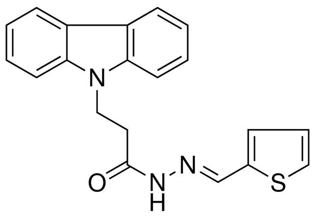 3-CARBAZOL-9-YL-PROPIONIC ACID THIOPHEN-2-YLMETHYLENE-HYDRAZIDE