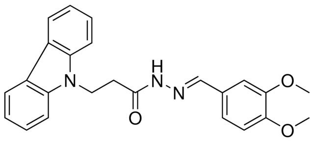 3-CARBAZOL-9-YL-PROPIONIC ACID (3,4-DIMETHOXY-BENZYLIDENE)-HYDRAZIDE