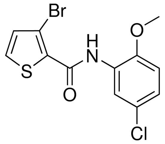 3-BROMO-N-(5-CHLORO-2-METHOXYPHENYL)-2-THIOPHENECARBOXAMIDE