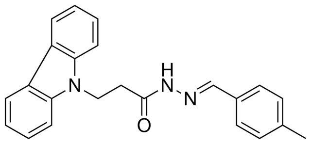 3-CARBAZOL-9-YL-PROPIONIC ACID (4-METHYL-BENZYLIDENE)-HYDRAZIDE