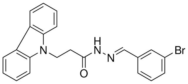 3-CARBAZOL-9-YL-PROPIONIC ACID (3-BROMO-BENZYLIDENE)-HYDRAZIDE