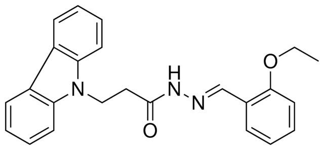 3-CARBAZOL-9-YL-PROPIONIC ACID (2-ETHOXY-BENZYLIDENE)-HYDRAZIDE