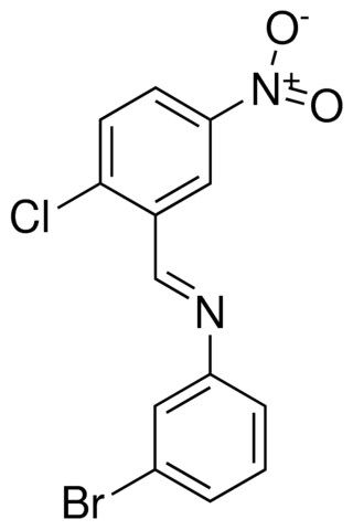 3-BROMO-N-(2-CHLORO-5-NITROBENZYLIDENE)ANILINE