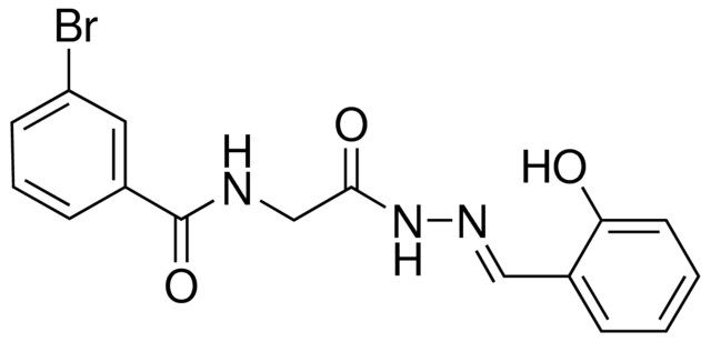 3-BROMO-N-(2-(2-(2-HYDROXYBENZYLIDENE)HYDRAZINO)-2-OXOETHYL)BENZAMIDE