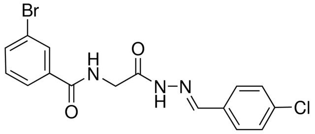 3-BROMO-N-(2-(2-(4-CHLOROBENZYLIDENE)HYDRAZINO)-2-OXOETHYL)BENZAMIDE