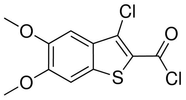 3-chloro-5,6-dimethoxy-1-benzothiophene-2-carbonyl chloride