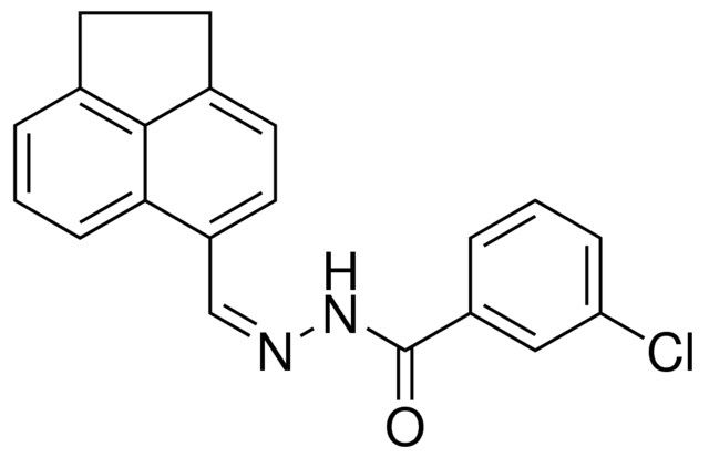 3-CHLORO-BENZOIC ACID ACENAPHTHEN-5-YLMETHYLENE-HYDRAZIDE