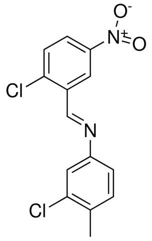 3-CHLORO-N-(2-CHLORO-5-NITROBENZYLIDENE)-4-METHYLANILINE