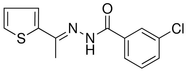 3-CHLORO-BENZOIC ACID (1-THIOPHEN-2-YL-ETHYLIDENE)-HYDRAZIDE