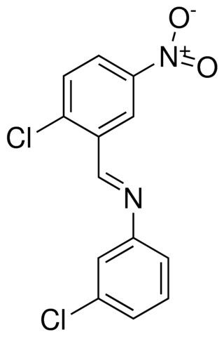 3-CHLORO-N-(2-CHLORO-5-NITROBENZYLIDENE)ANILINE