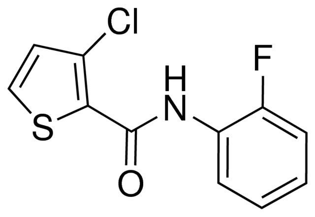 3-CHLORO-N-(2-FLUOROPHENYL)-2-THIOPHENECARBOXAMIDE