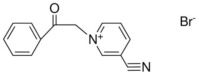 3-CYANO-1-(2-OXO-2-PHENYL-ETHYL)-PYRIDINIUM, BROMIDE