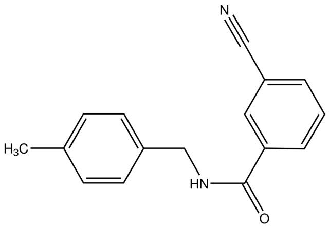 3-Cyano-<i>N</i>-(4-methylbenzyl)benzamide