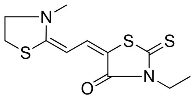 3-ET-5-(2-(3-ME-THIAZOLIDIN-2-YLIDENE)-ETHYLIDENE)-2-THIOXO-THIAZOLIDIN-4-ONE