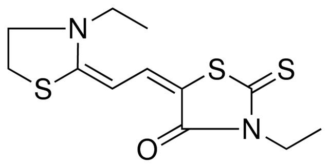 3-ET-5-(2-(3-ETHYL-THIAZOLIDIN-2-YLIDENE)-ETHYLIDENE)-2-THIOXO-THIAZOLIDIN-4-ONE