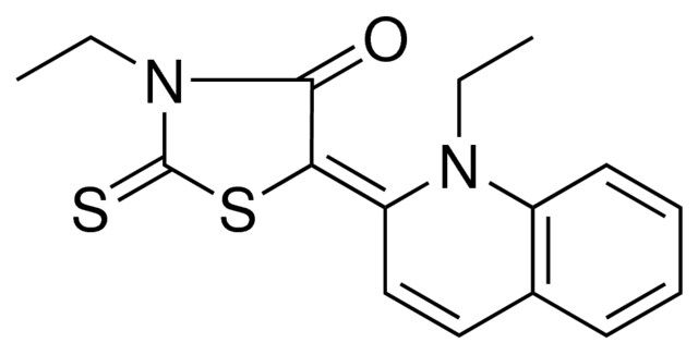 3-ETHYL-5-(1-ETHYL-1H-QUINOLIN-2-YLIDENE)-2-THIOXO-THIAZOLIDIN-4-ONE