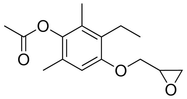 3-ETHYL-2,6-DIMETHYL-4-(2-OXIRANYLMETHOXY)PHENYL ACETATE