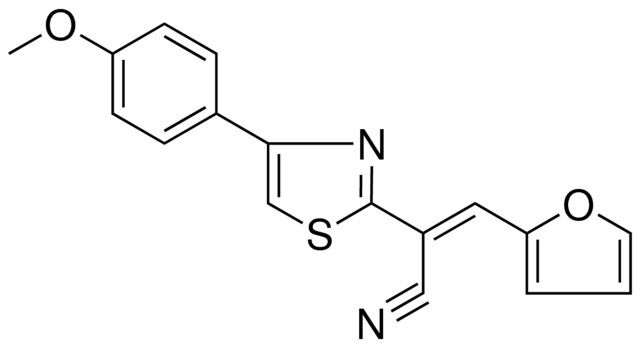 3-FURAN-2-YL-2-(4-(4-METHOXY-PHENYL)-THIAZOL-2-YL)-ACRYLONITRILE