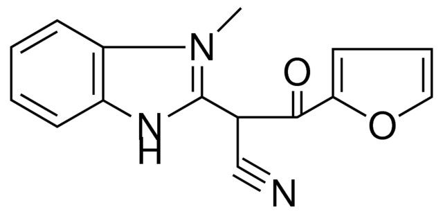 3-FURAN-2-YL-2-(3-METHYL-1H-BENZOIMIDAZOL-2-YL)-3-OXO-PROPIONITRILE