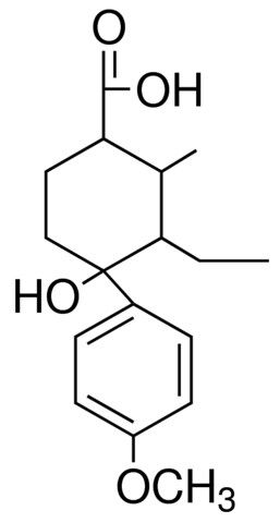 3-ethyl-4-hydroxy-4-(4-methoxyphenyl)-2-methylcyclohexanecarboxylic acid