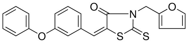 3-FURAN-2-YLMETHYL-5-(3-PHENOXY-BENZYLIDENE)-2-THIOXO-THIAZOLIDIN-4-ONE