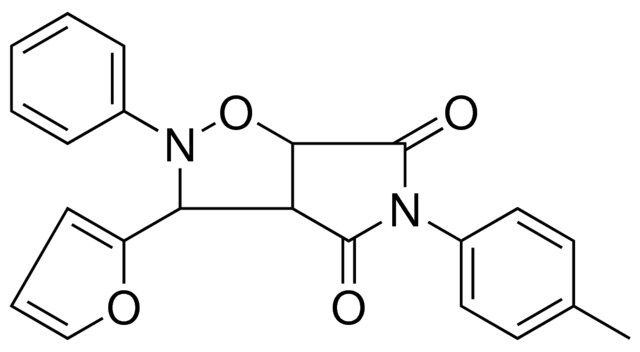 3-FURAN-2-YL-2-PHENYL-5-P-TOLYL-TETRAHYDRO-PYRROLO(3,4-D)ISOXAZOLE-4,6-DIONE